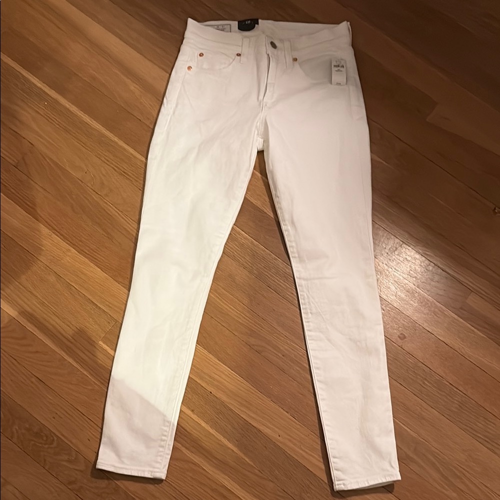 Gap True Skinny Mid Rise Stretch Women's White Jeans